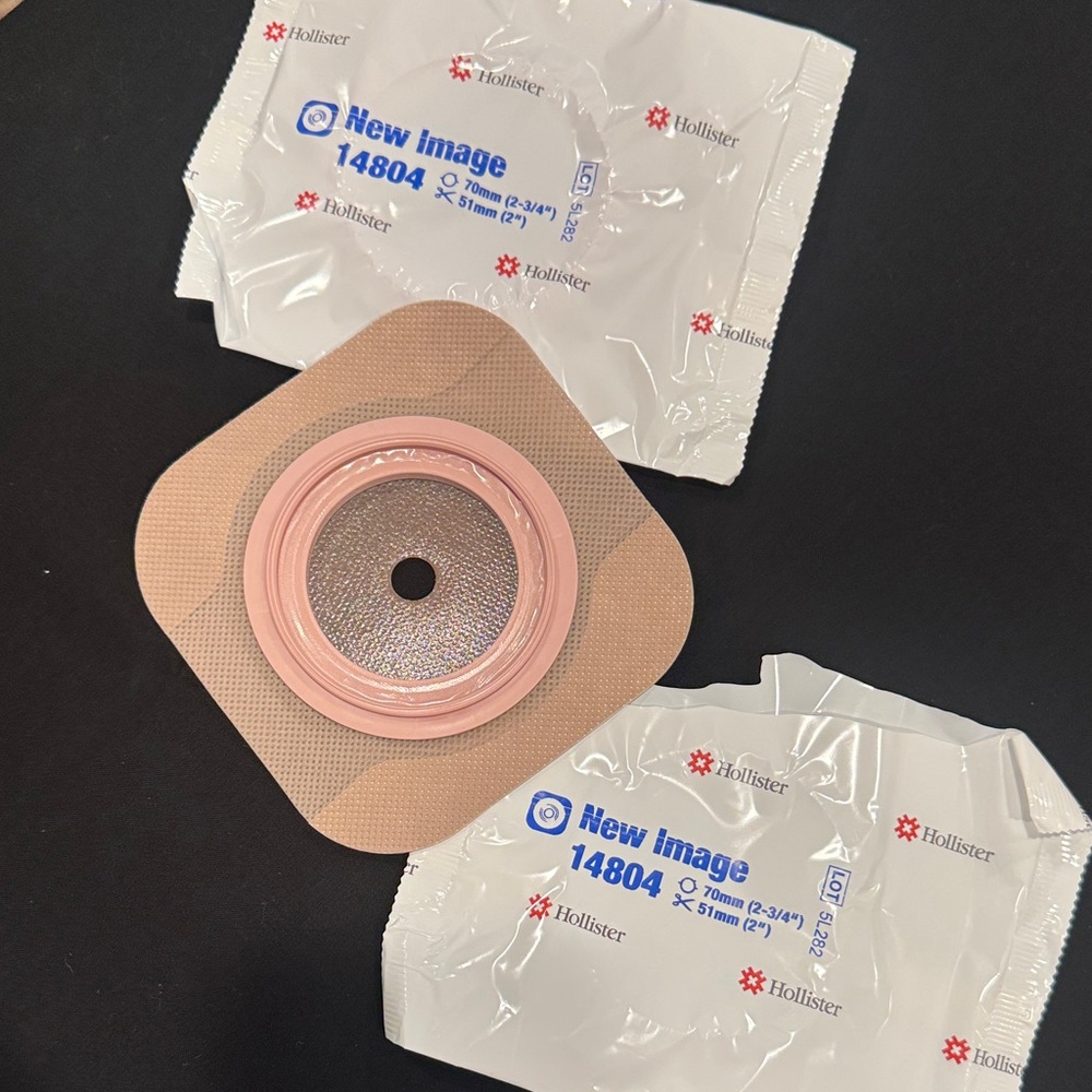 Hollister (50) Barrier Wafer Rigid Convex 2 3/4” Flextend 2pc OSTOMY FUNDRAISER